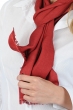 Cachemire et Soie pull femme scarva rouge cuivre profond 170x25cm